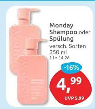 Monday Shampoo oder Spülung