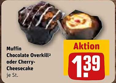 Muffin Chocolate Overkill² oder Cherry-Cheesecake