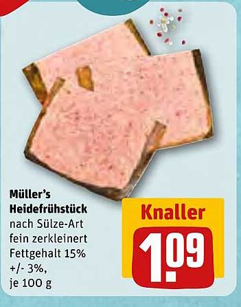 Müller's Heidefrühstück nach Sülze-Art fein zerkleinert