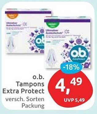 o.b. Tampons Extra Protect