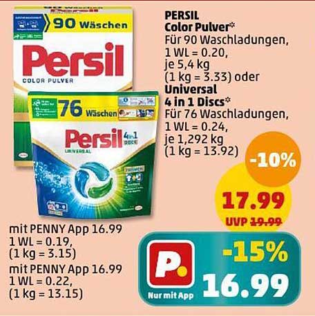 PERSIL Color Pulver