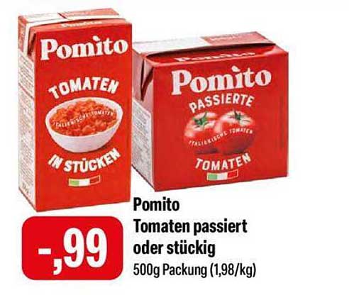 Pomito Tomaten passiert oder stückig