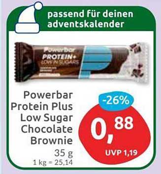 Powerbar Protein Plus Low Sugar Chocolate Brownie