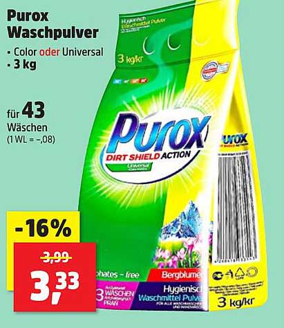 Purox Waschpulver