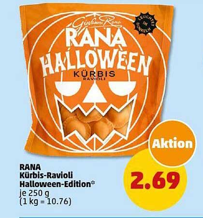 RANA Kürbis-Ravioli Halloween-Edition