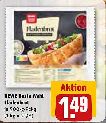 REWE Beste Wahl Fladenbrot