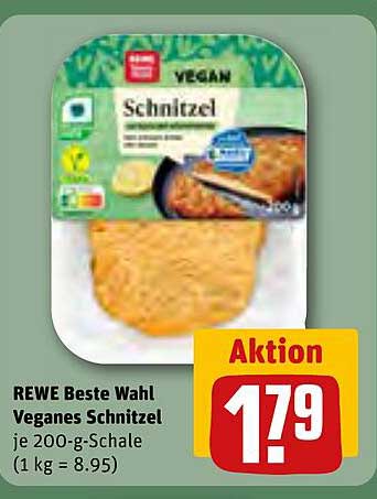 REWE Beste Wahl Veganes Schnitzel