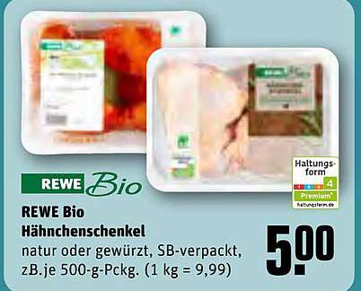 REWE Bio Hähnchenschenkel