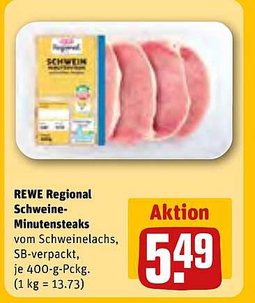 REWE Regional Schweine-Minutensteaks