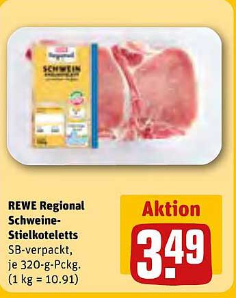 REWE Regional Schweine-Stielkoteletts