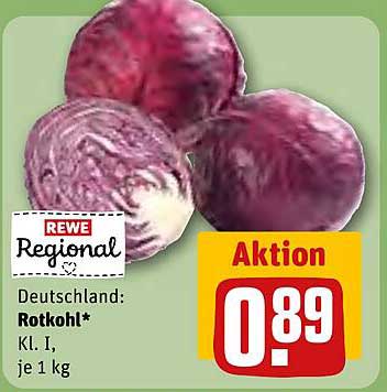 Rotkohl* Kl. I, je 1 kg