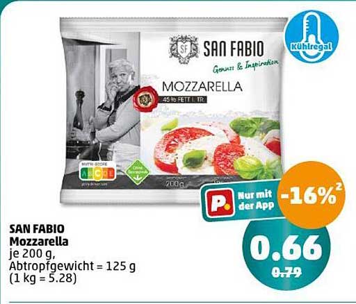 SAN FABIO Mozzarella