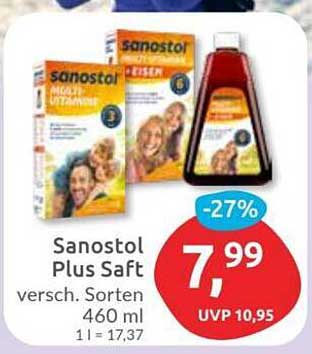 Sanostol Plus Saft