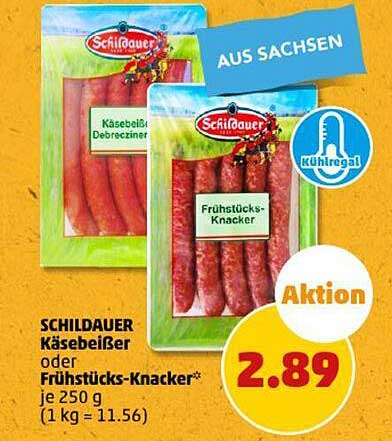 SCHILDAUER Käsewürstchen oder Frühstücks-Knacker