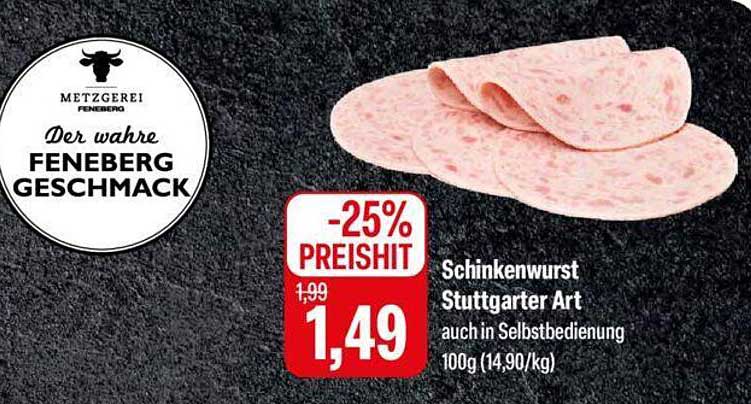 Schinkenwurst Stuttgarter Art