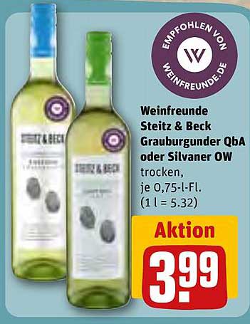 Steitz & Beck Grauburgunder QbA oder Silvaner OW