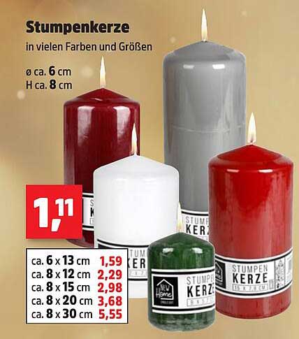 Stumpenkerze