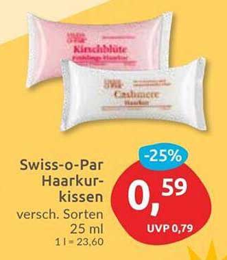 Swiss-o-Par Haarkur-kissen