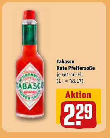 Tabasco Rote Pfeffersoße