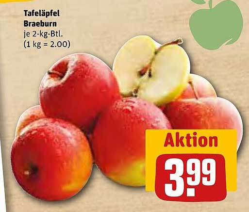 Tafeläpfel Braeburn