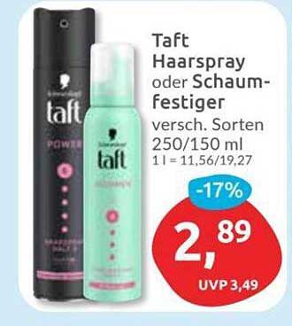 Taft Haarspray oder Schaum-Festiger