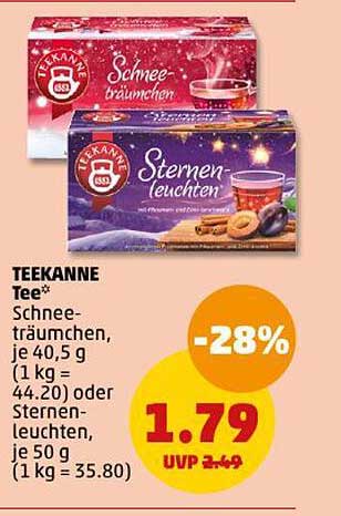 TEEKANNE Tee* Schnee-träumchen oder Sternen-leuchten