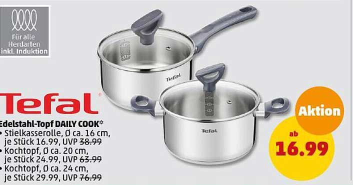 Tefal Edelstahl-Topf DAILY COOK*