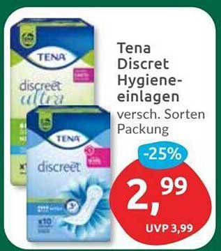 Tena Discret Hygieneeinlagen