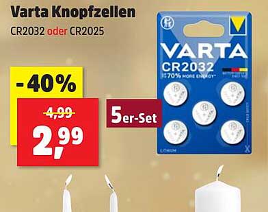 Varta Knopfzellen