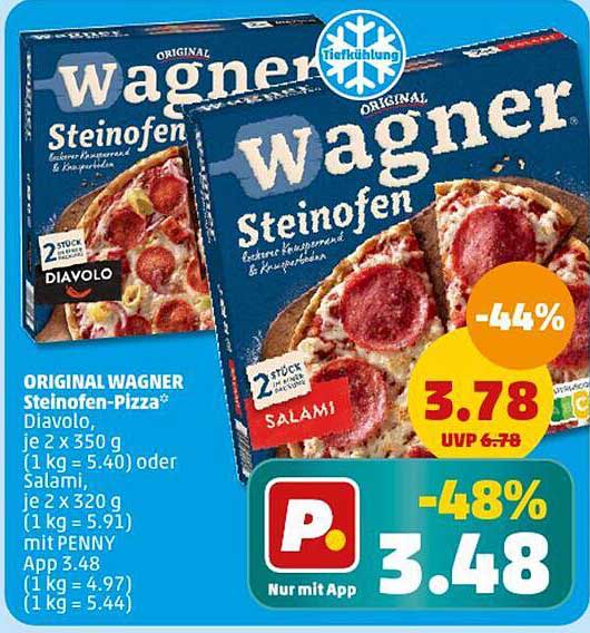 Wagner Steinofen-Pizza* Diavolo, 2 Stück