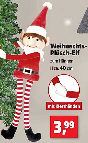 Weihnachts-Plüsch-Elf