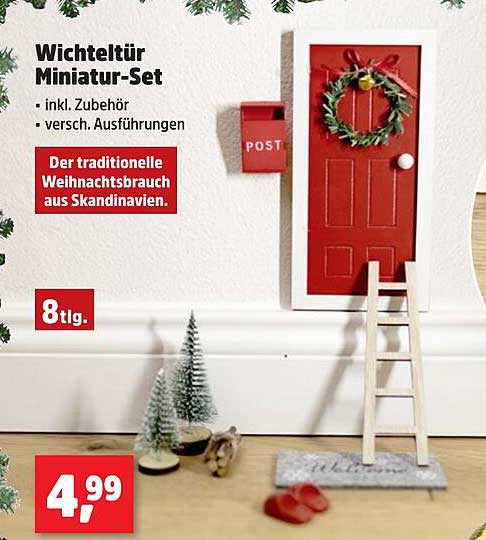 Wichteltür Miniatur-Set