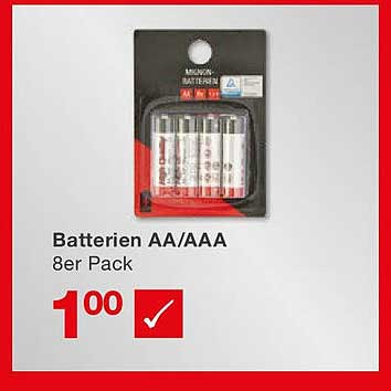 Batterien AA/AAA