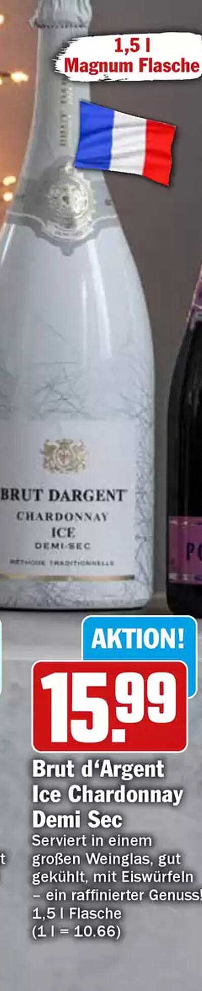 Brut d'Argent Ice Chardonnay Demi Sec