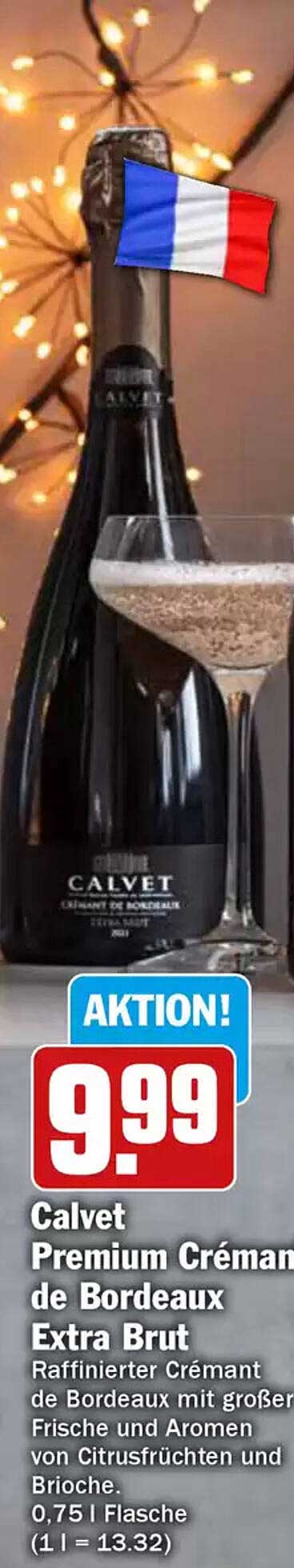 Calvet Premium Crémant de Bordeaux Extra Brut