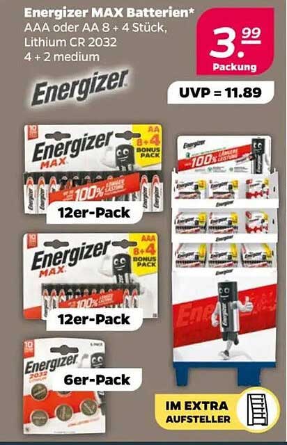 Energizer MAX Batterien*