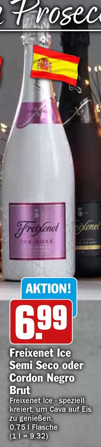 Freixenet Ice Semi Seco oder Cordon Negro Brut