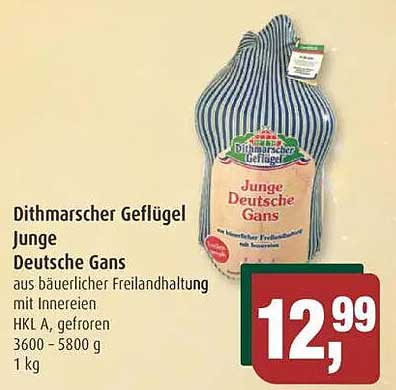 Dithmarscher Geflügel Junge Deutsche Gans