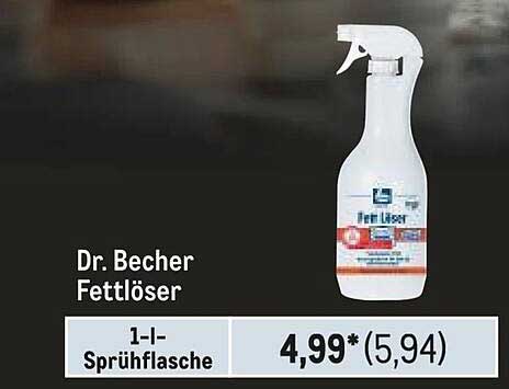 Dr. Becher Fettlöser