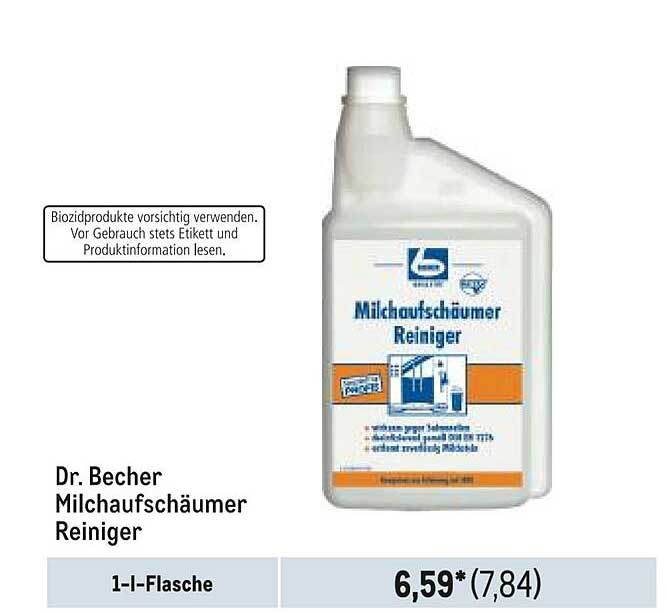 Dr. Becher Milchschaum-Reiniger