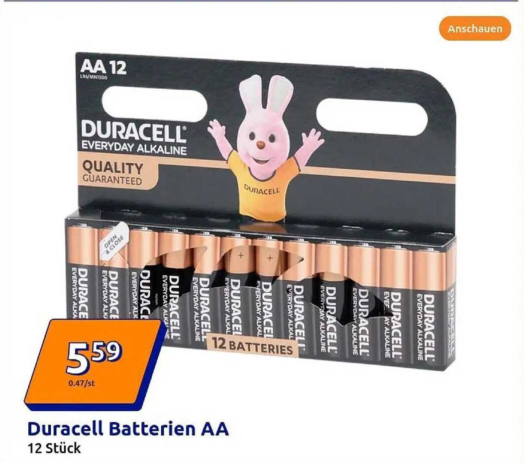 Duracell Batterien AA