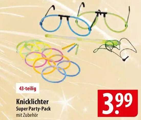 Knicklichter Super Party-Pack