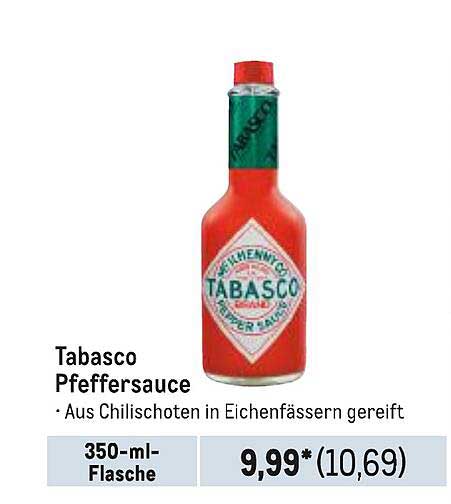 Tabasco Pfeffersauce