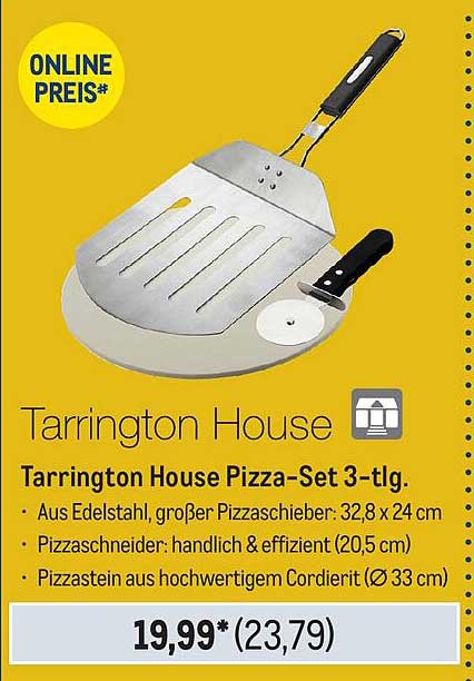 Tarrington House Pizza-Set 3-tlg.