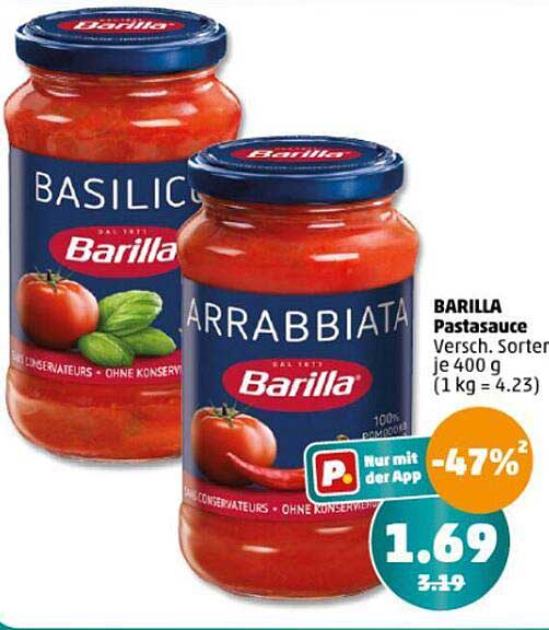 BARILLA Pastasauce