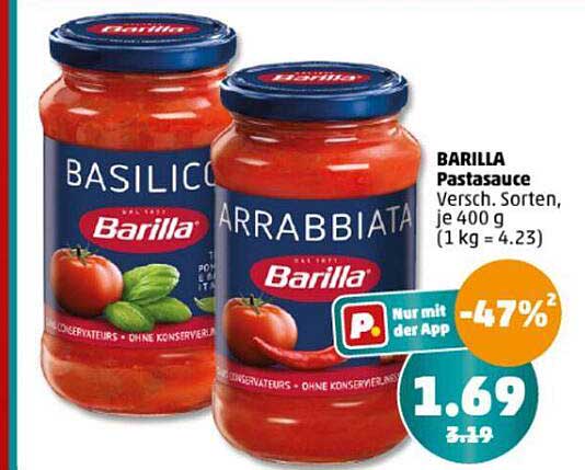 BARILLA Pastasauce