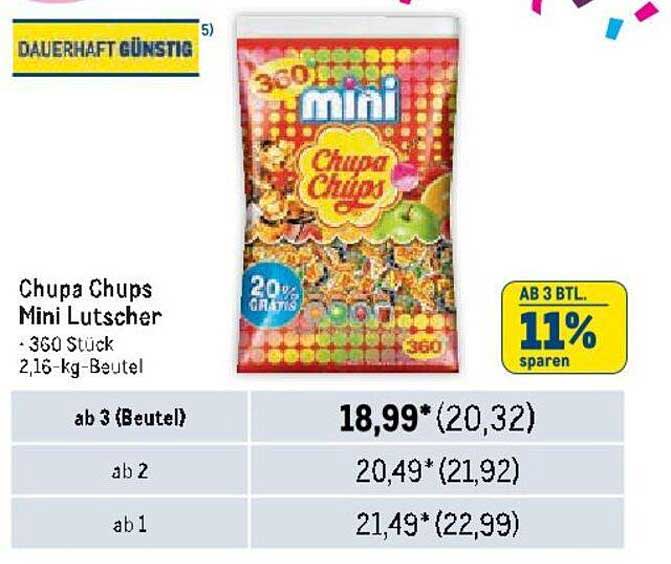 Chupa Chups Mini Lutscher