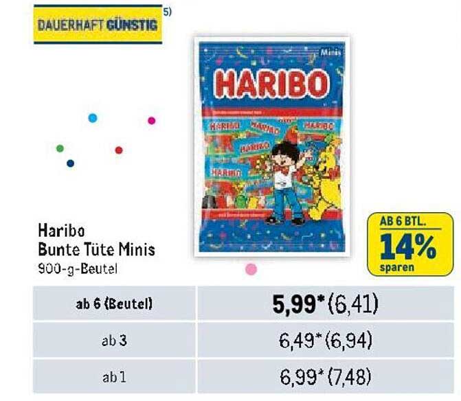 Haribo Bunte Tüte Minis