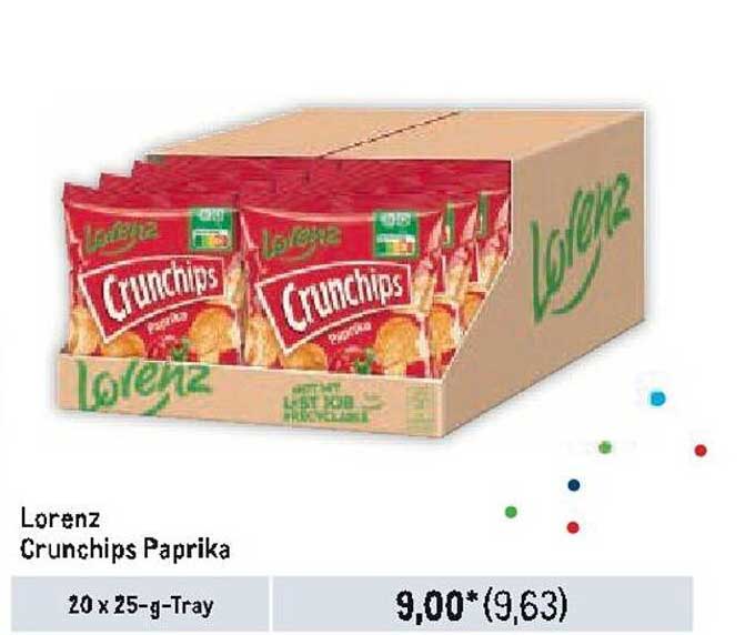 Lorenz Crunchips Paprika