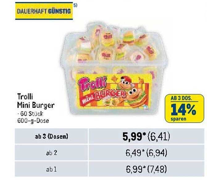 Trolli Mini Burger